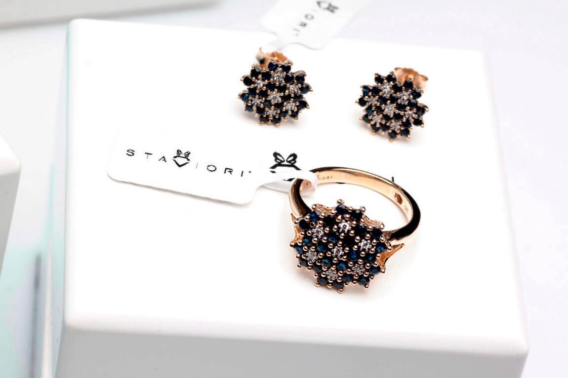 Emaga Złoty pierścionek PZD1600 - Diament